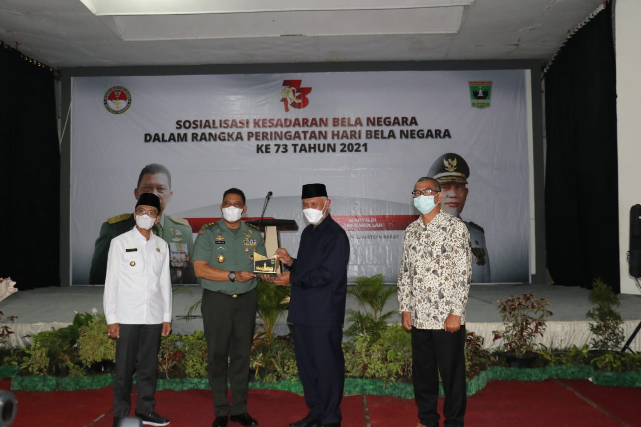 Dibuka Gubernur, Ratusan Siswa Ikuti Sosialisasi Kesadaran Bela Negara Kemhan RI