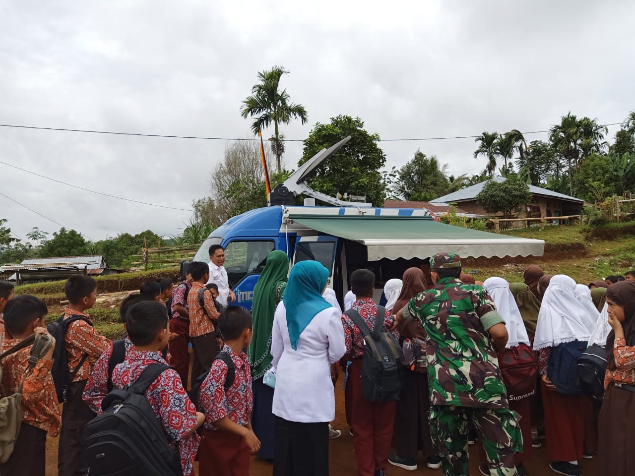 Diskominfo Sumbar Hadirkan MCAP di TMMD Agam