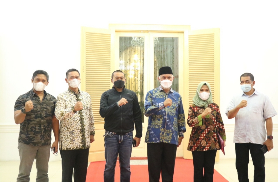 Temui Mahyeldi, Kabid Hukum Polda Sumbar Sampaikan Proyek Perubahan Nagari Tageh Bidang Hukum