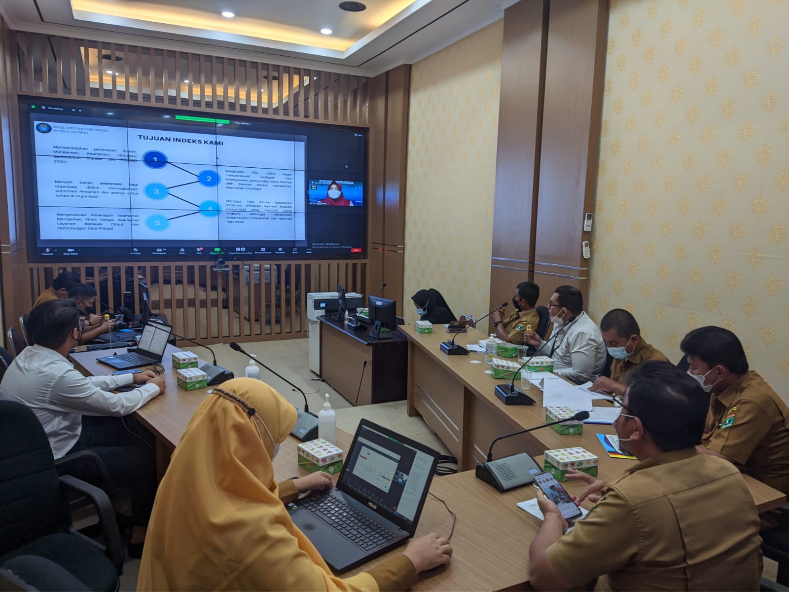 Jasman Rizal Buka Bimtek Indeks Keamanan Informasi Bagi Aparatur