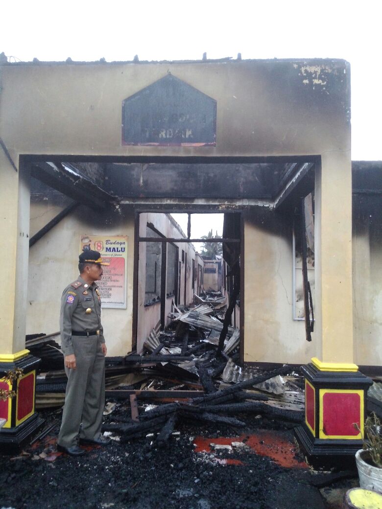 Penyerangan dan Pembakaran Malpolres Dharmasraya