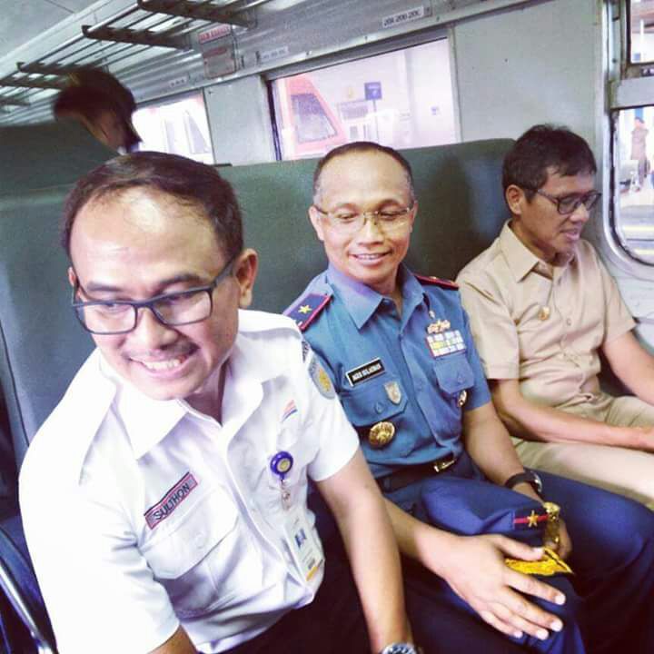 Gubernur Kunjungan Kerja ke Pariaman Naik Kereta Api