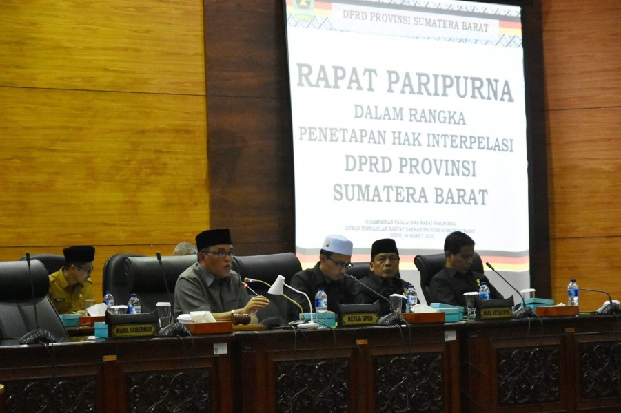 Enam Fraksi DPRD Sumbar setujui gunakan hak interpelasi terhadap pengelolaan BUMD dan aset daerah