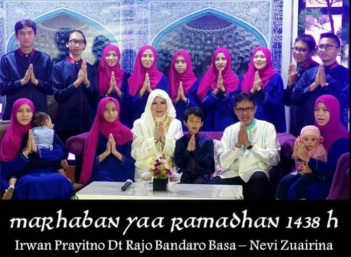 GUBERNUR SUMATERA BARAT  MENGUCAPKAN SELAMAT BERPUASA