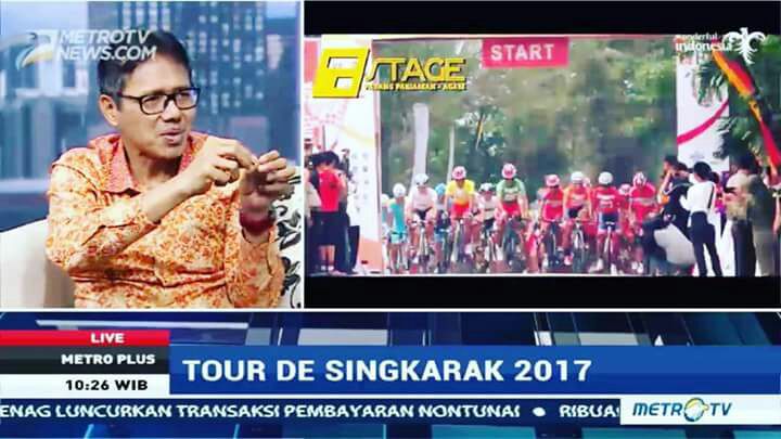 Gubernur Sumbar Jelaskan TdS 2017 di Metro TV