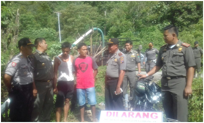 Penertiban Tambang Illegal di Solok Selatan