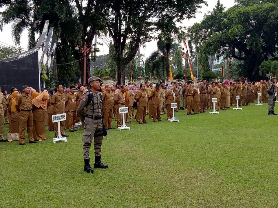 Wagub Nasrul Abit : Mesti Ada Teguran Bagi Yang Tidak Ikut Apel
