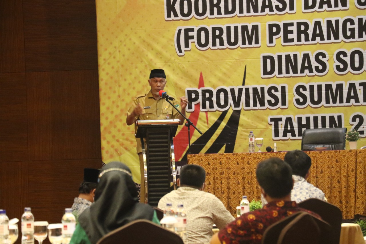Buka Koordinasi dan Sinkronisasi Forum Perangkat Daerah, Gubernur Mahyeldi: Kolaborasi Kunci Penanggulangan Kemiskinan