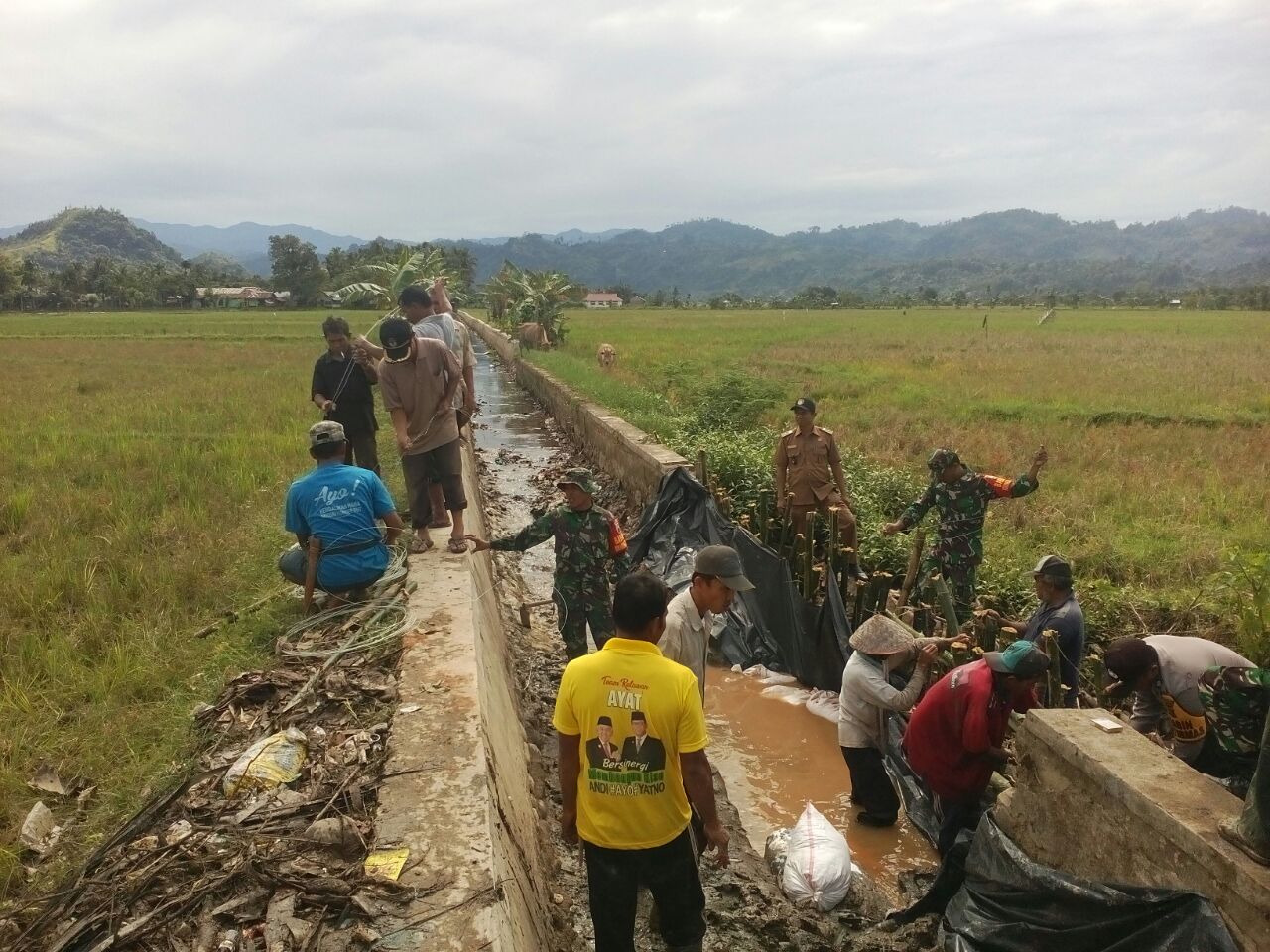 BBRGM 2018, Bamus Aurduri Bersama Masyarakat Gelar Gotong Royong