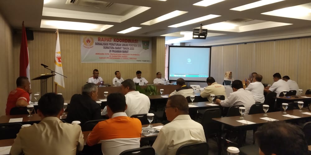 RAKOR KONI SOSIALISASI PORPROV XVI 2020 PASAMAN BARAT
