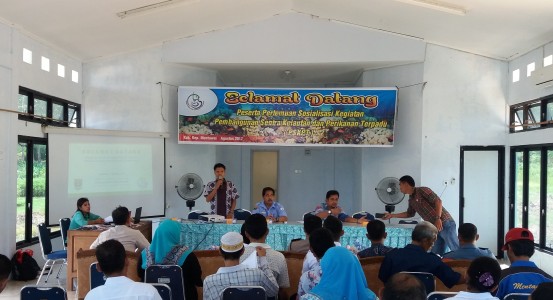 UPTD PPP SIKAKAP SOSIALISASIKAN PROGRAM SENTRA KELAUTAN DAN PERIKANAN TERPADU