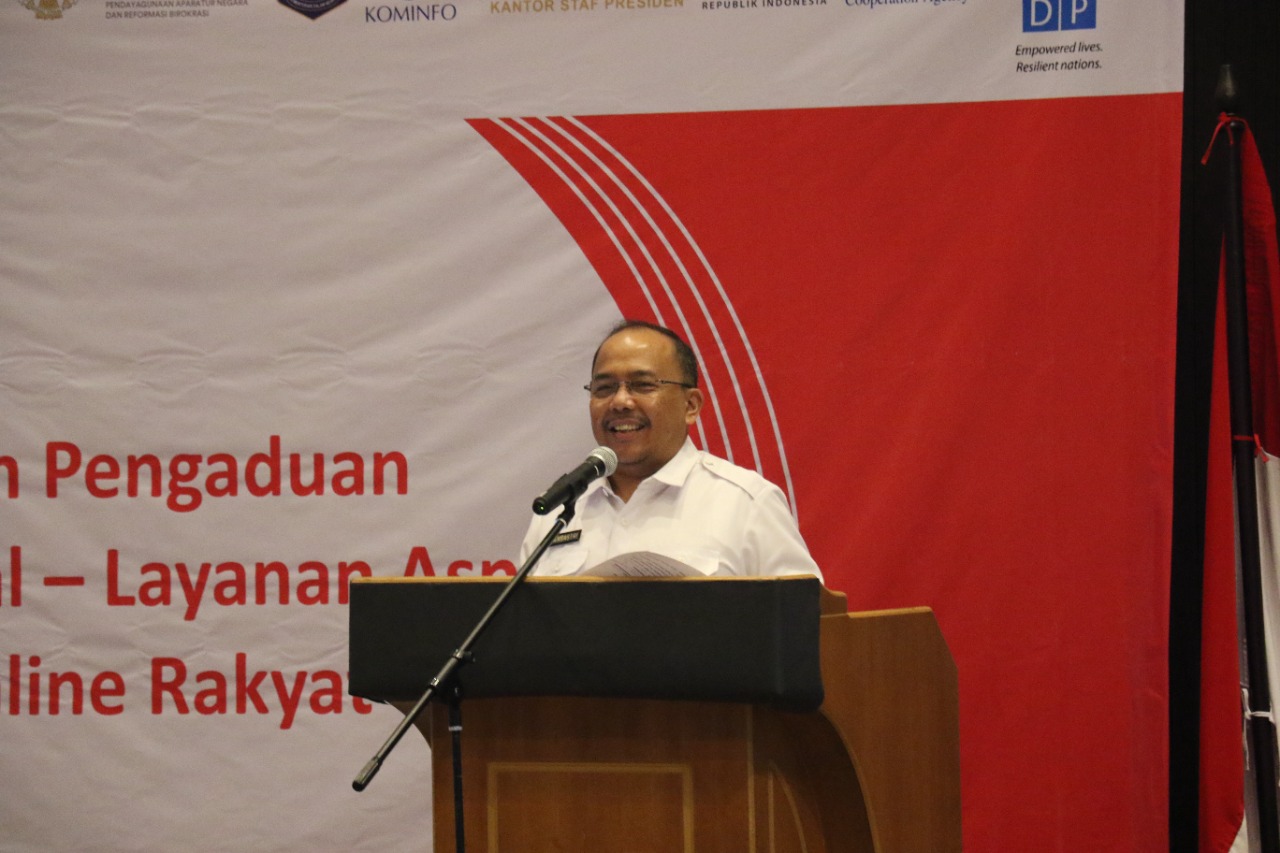 Perkuat SP4N LAPOR! Sekdaprov : Mari Tingkatkan Pelayanan Publik Berkualitas  