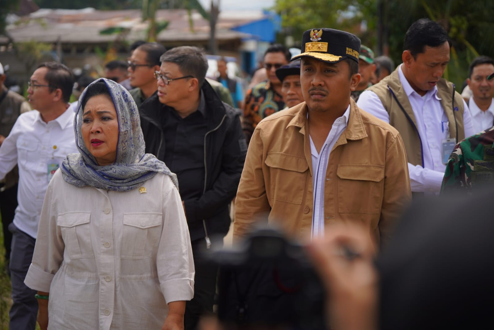 Dampingi Kunjungan Titiek Soeharto ke Padang, Wagub Vasko Paparkan Kerusakan Infrastruktur dan Krisis Air Bersih