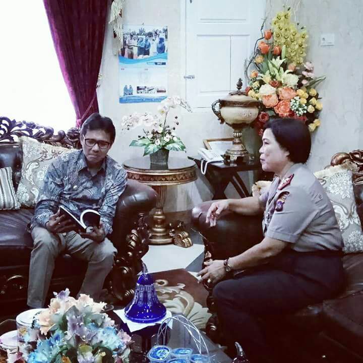 Waka POLDA Sumbar Pamitan ke Gubernur Sumbar 