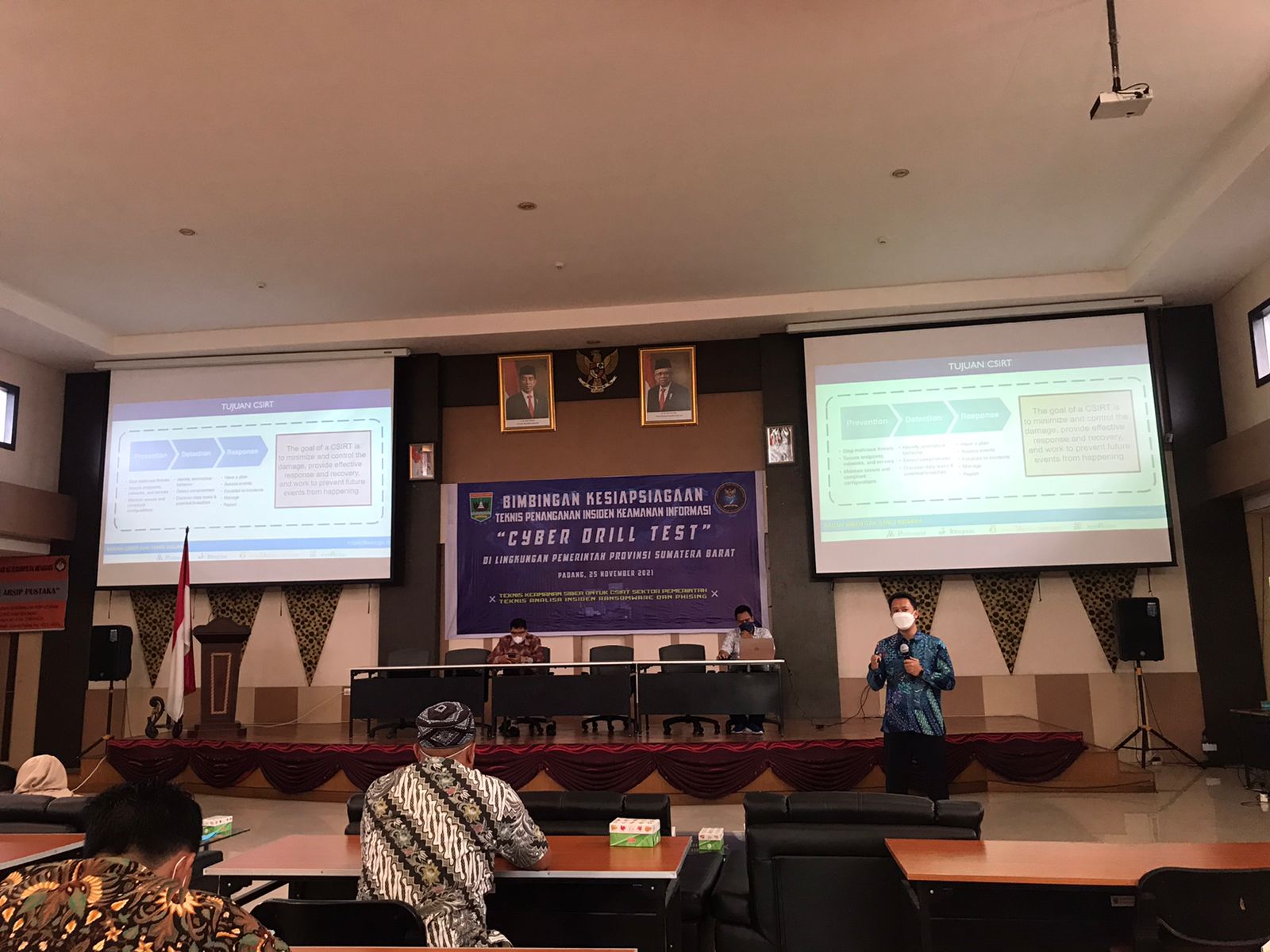 Antisipasi Siber Security Incident, Diskominfotik Sumbar Gelar Drill Test