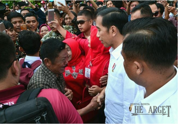   Masyarakat Dharmasraya Demam Jokowi