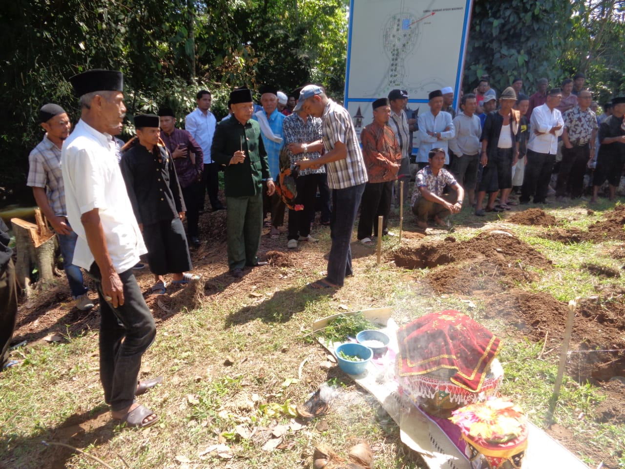 Peletakan Batu Pertama Pembangunan Gimba Syekh Madinah