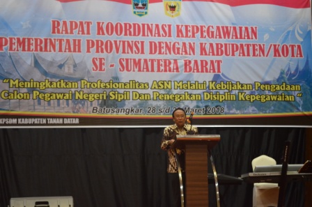 RAKOR KEPEGAWAIAN SE-SUMATERA BARAT
