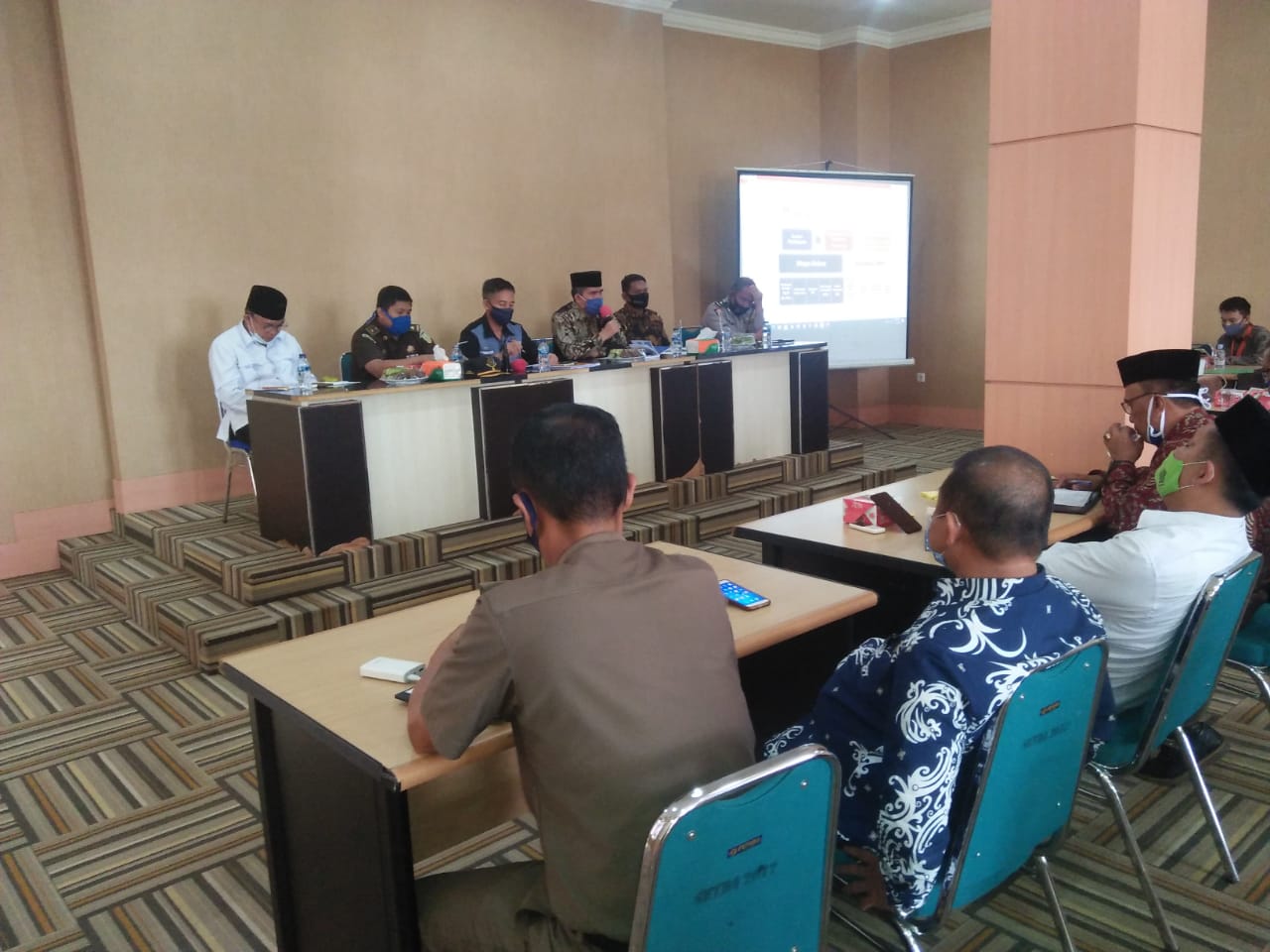 Pemkab Dharmasraya Gelar Rakor Penegakan Hukum Protokol Kesehatan