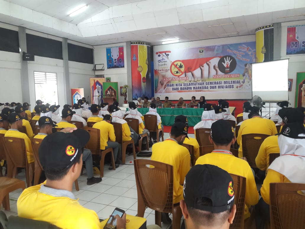 100 PEMUDA IKUTI KEGIATAN DESIMINASI BAHAYA NARKOBA