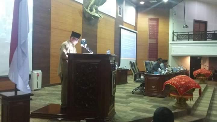Wakil Gubernur Drs. H. Nasrul Abit Hadiri Rapat Paripurna DPRD Prov. Sumbar