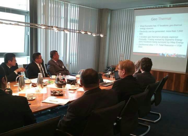 Untuk Atasi Kekurangan Tenaga Listrik Gubernur Ajak Investor Jerman Bekerjasama