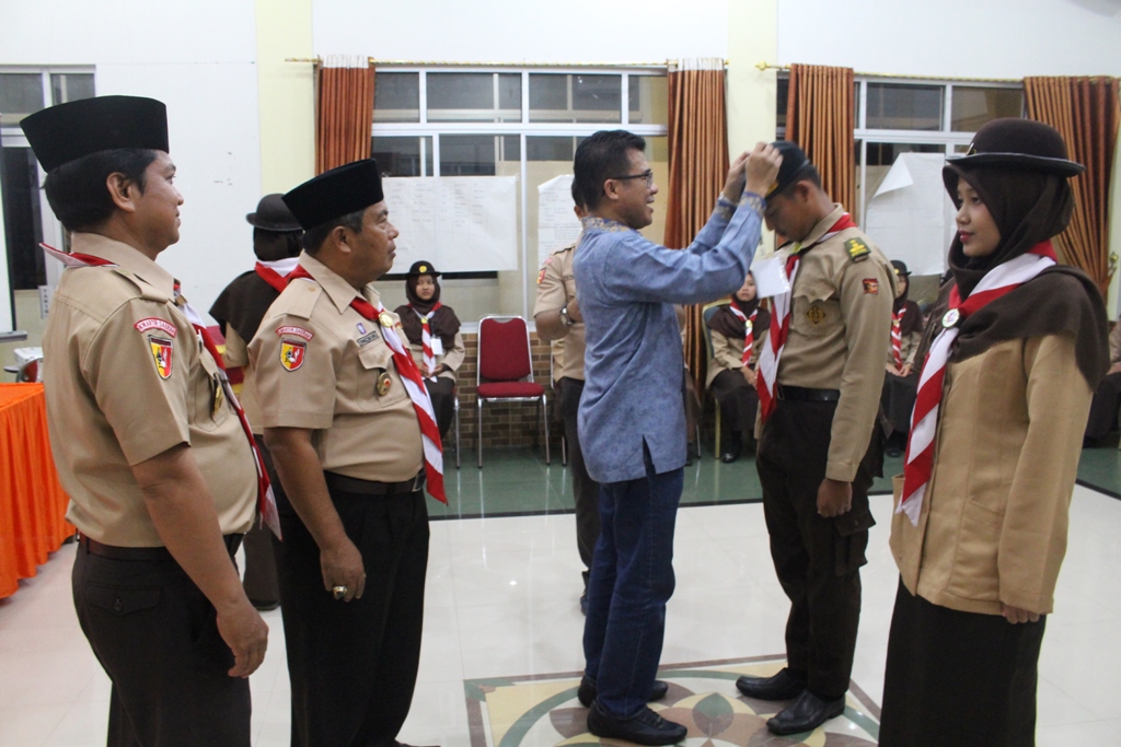 DISPORA SUMBAR LATIH TANGGAP BENCANA BAGI PRAMUKA PENEGAK