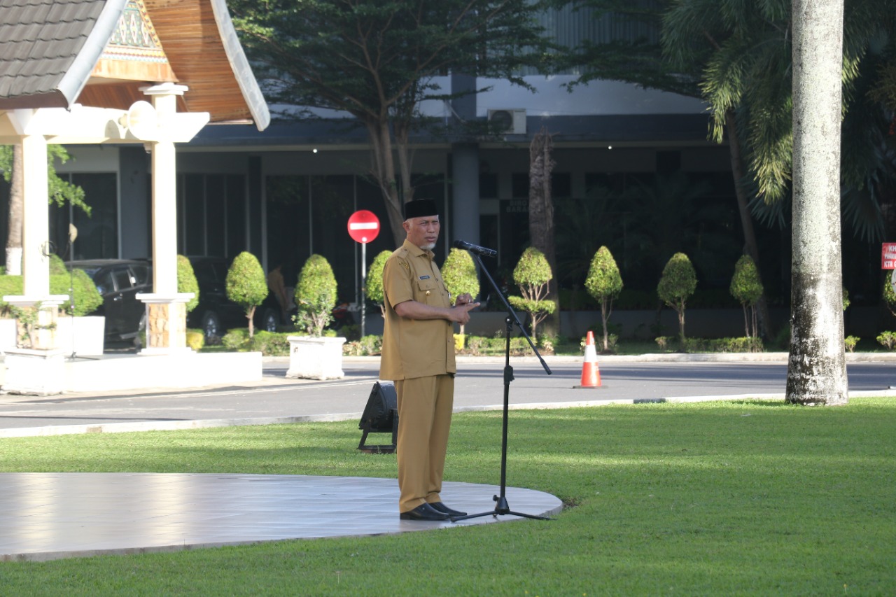 Pimpin Apel Perdana di Tahun 2022, Gubernur Instruksikan ASN Bekerja Profesional