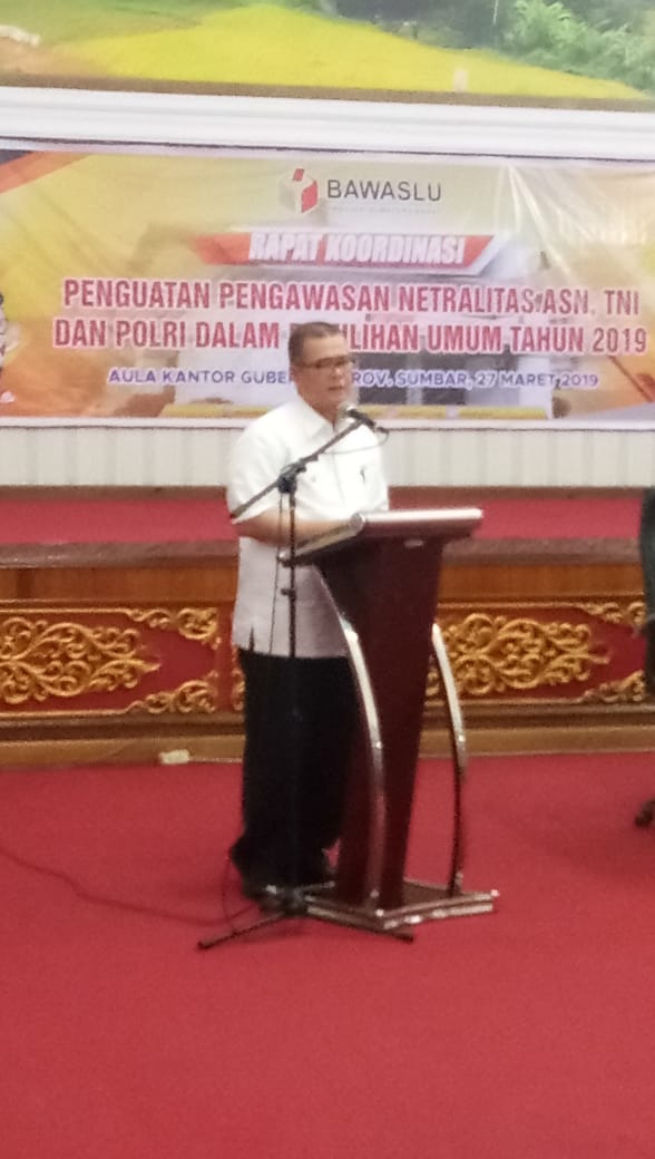 Wagub Sumbar : ASN Harus Netral