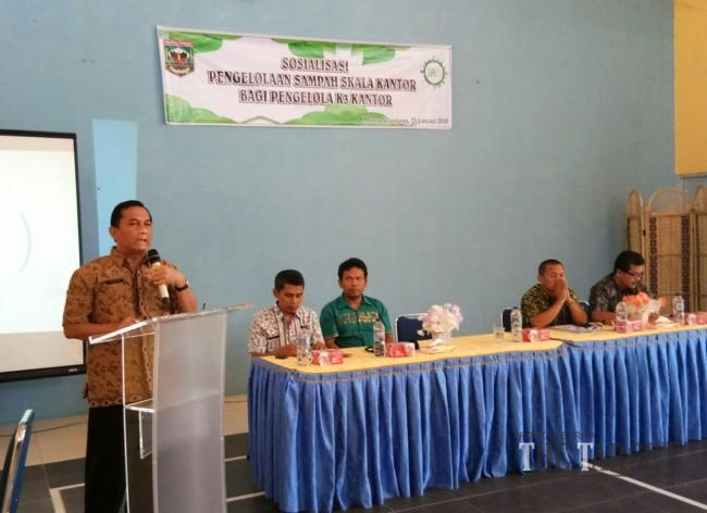 Dinas Perkimlih Sijunjung Gelar Sosialisasi Pengolahan Sampah