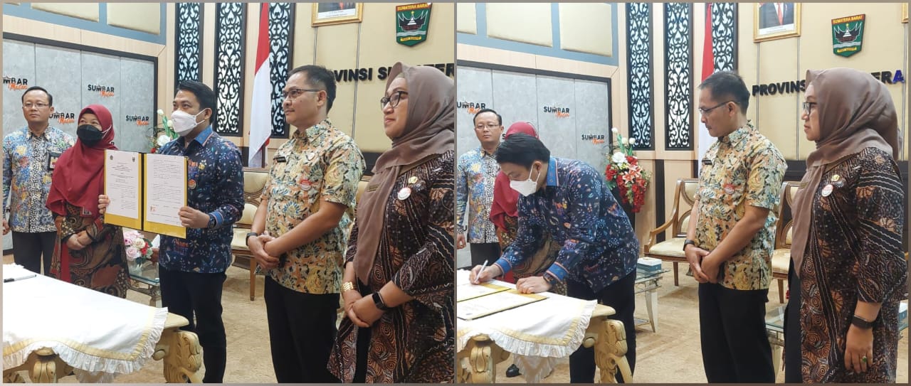 PENANDATANGANAN KERJA SAMA PEMPROV SUMBAR DAN KEMENKEU RI.