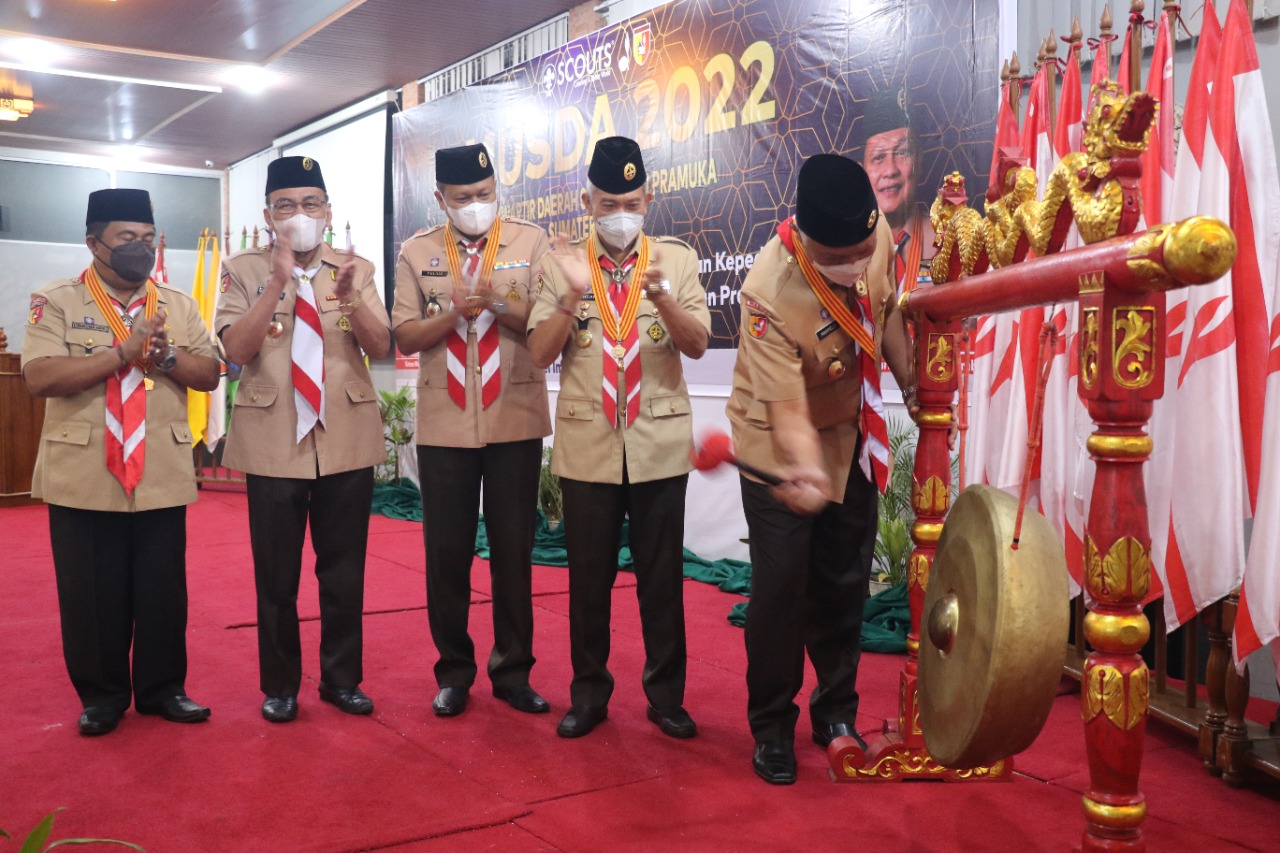 Buka Musda Gerakan Pramuka Sumbar, Gubernur Mahyeldi Puji Kerelawanan Pramuka