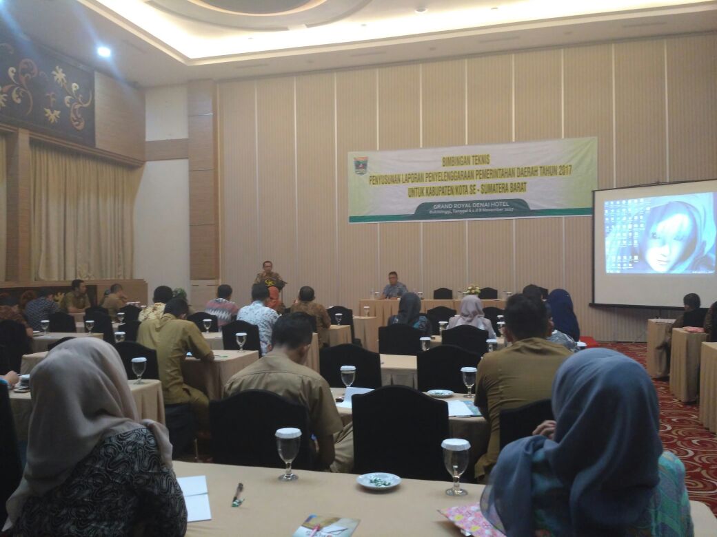 Bimbingan Teknis Penyusunan LPPD Tahun 2017 Bagi Pemerintah Kabupaten/Kota Se Sumatera Barat