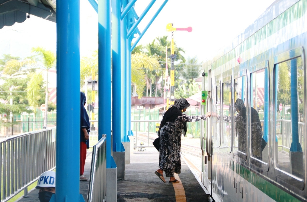 Di Masa Larangan Mudik, Kereta Api di Sumbar Tetap Beroperasi Seperti Biasa