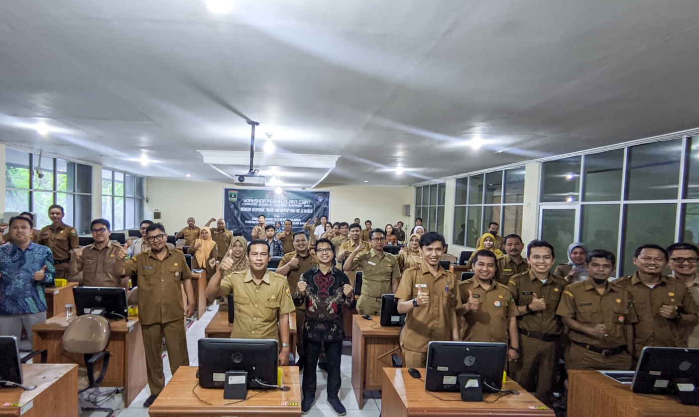Perkuat SDM Persandian, Diskominfotik Sumbar Gelar Workshop CSIRT 