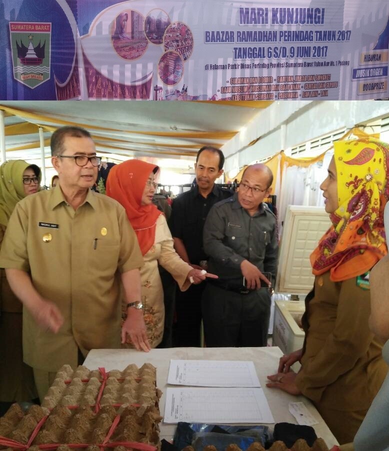 DISPERINDAG SUMBAR MENGADAKAN BAZAAR