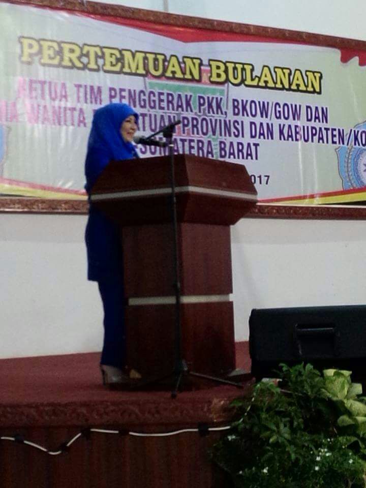Pertemuan Bulanan Ketua PKK,  BKOW/GOW dan DW