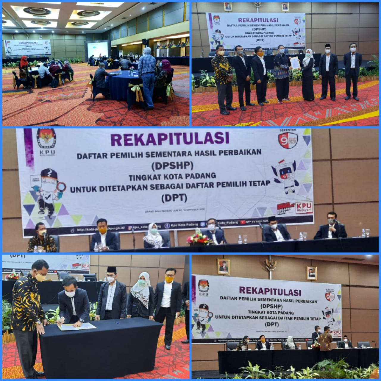 KPU Padang Selenggarakan Rapat Pleno Terbuka (DPSHP)