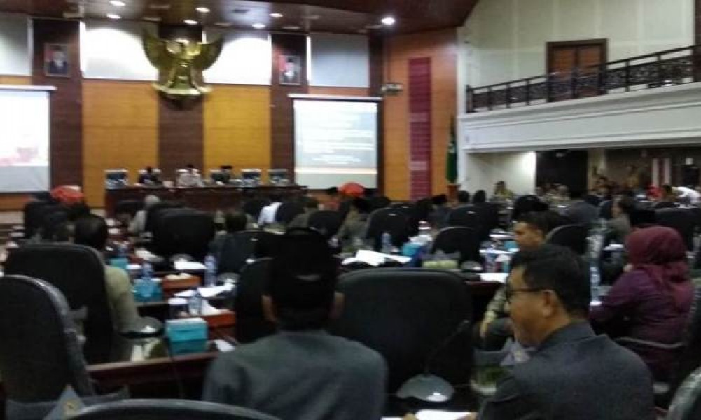 Rapat Paripurna Peringatan Hari Jadi Sumbar Masuk Item Perubahan Tatib DPRD