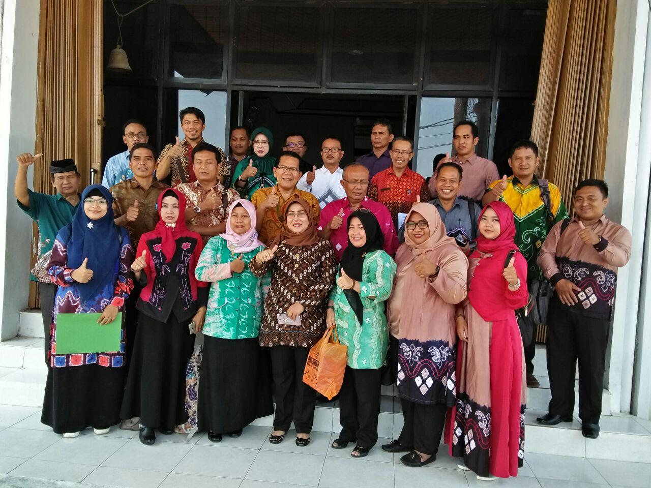 DPMD sumbar Sambut Kunjungan DPMD Kalsel