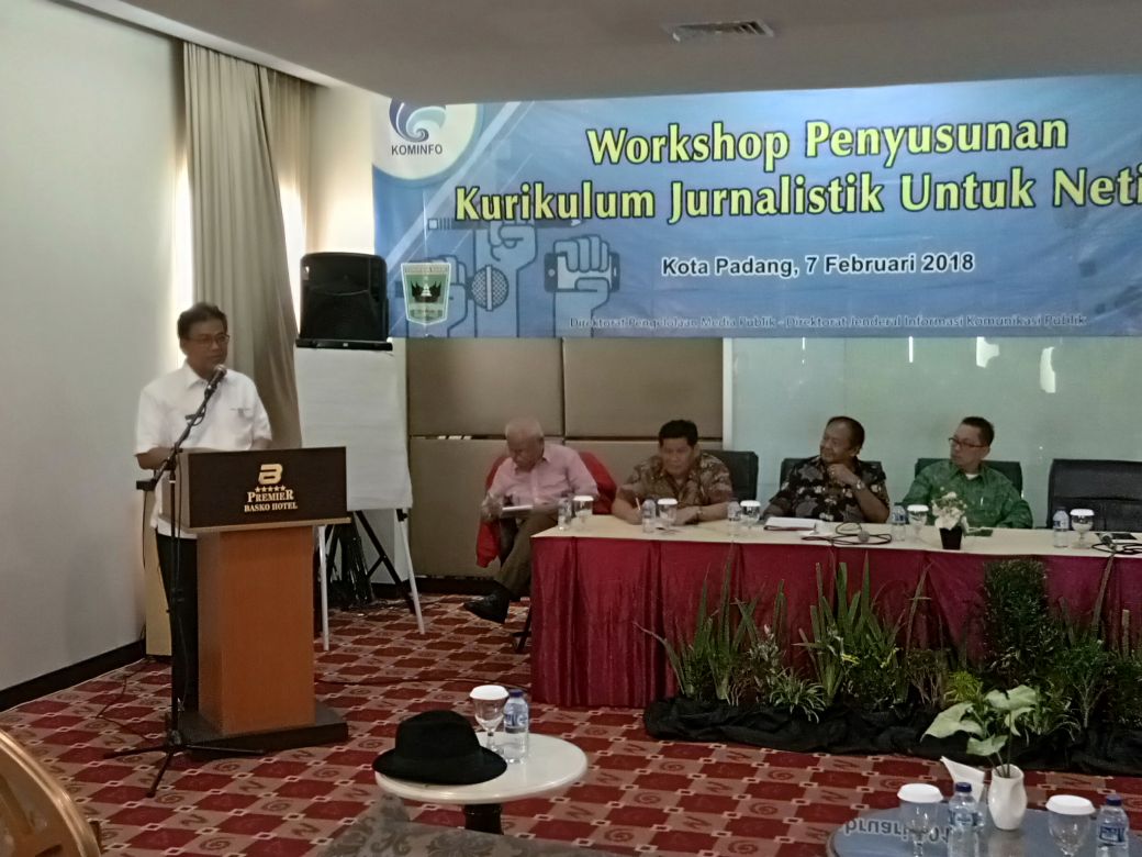 Workshop Penyusunan Kurikulum Jurnalistik Untuk Netizen di Hari Pers Nasional 2018