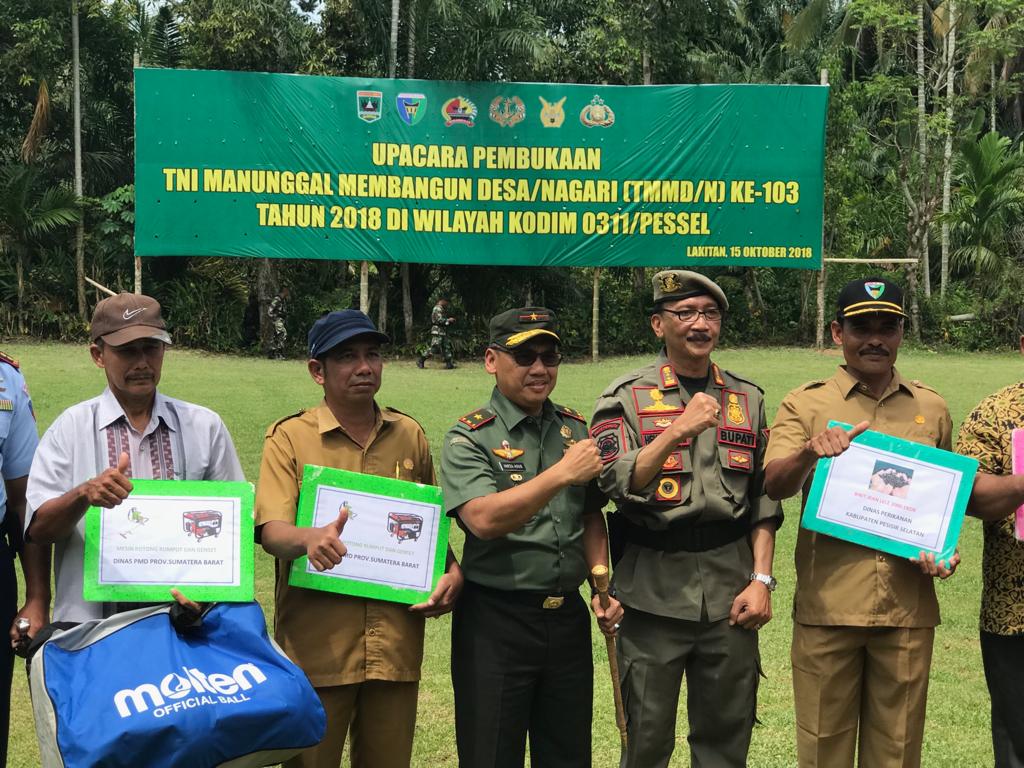 Nagari Lakitan Tangah, Satu Bulan Bersama TNI