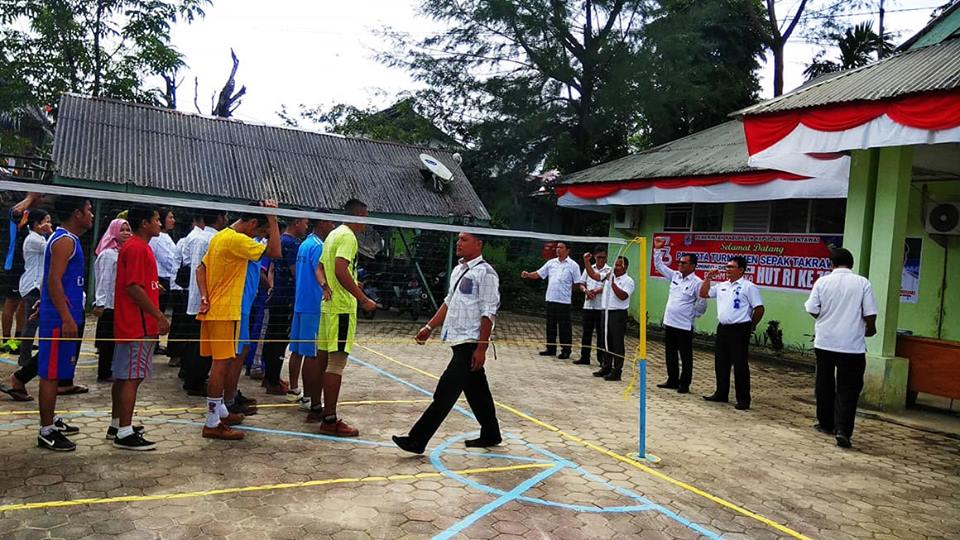 Buka Turnamen Takraw, Kepala Dispangtan Mentawai Minta Junjung Tinggi Jiwa Sportifitas
