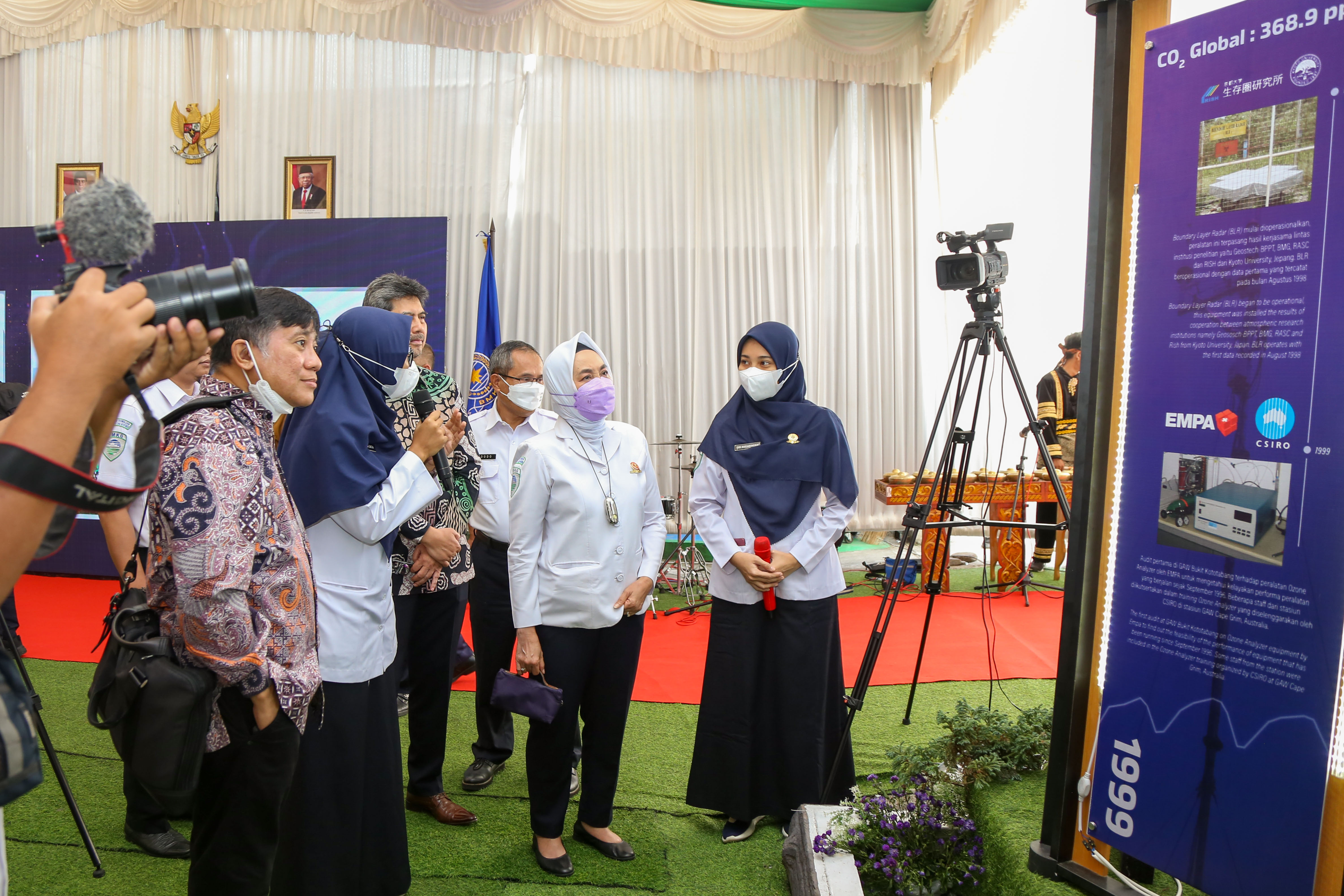 BMKG Bangun Tower Gas Rumah Kaca di Agam