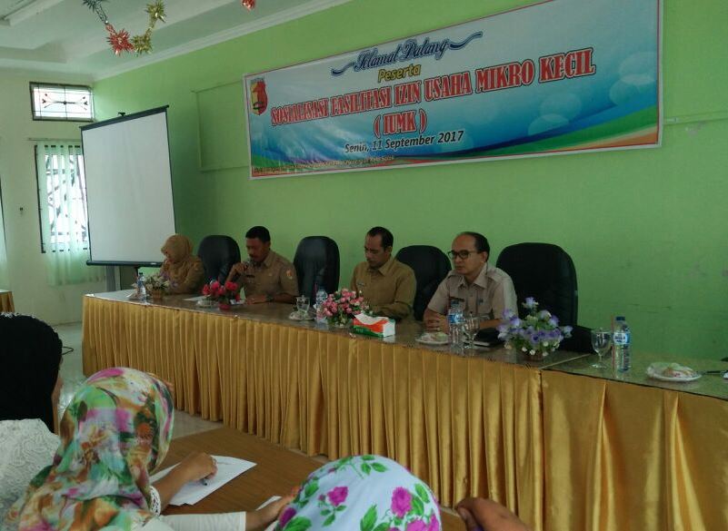 Sosialisasi Fasilitasi Izin Usaha Mikro Kecil ( IUMK)