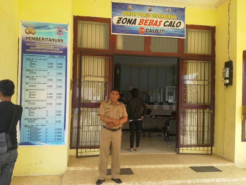 REALISASI PAJAK SAMSAT DHARMASRAYA LEBIHI TARGET