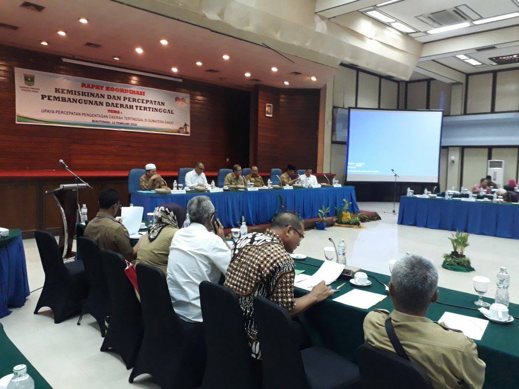 Wagub Nasrul Abit : Kita Berharap 3 Daerah Sumbar Lepas dari Daerah Tertinggal Tahun 2019