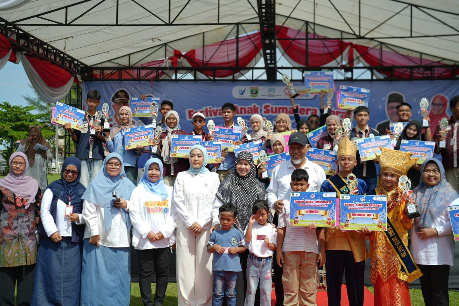 Festival Anak Sumbar, Gubernur Tegaskan Hak Anak Prioritas Utama