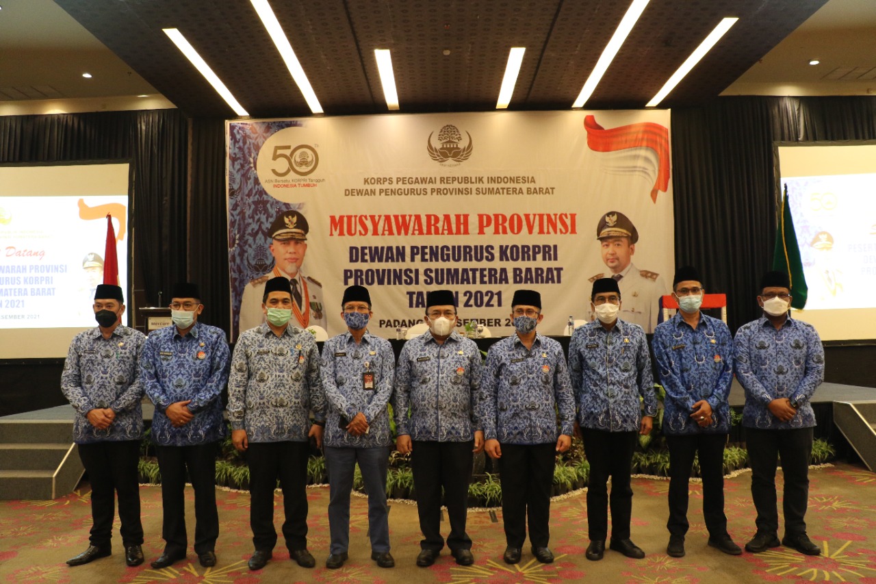 Buka Musprov Korpri Sumbar, Gubernur Tekankan Inovasi dan Kreatifitas ASN Dalam Pelayanan Publik