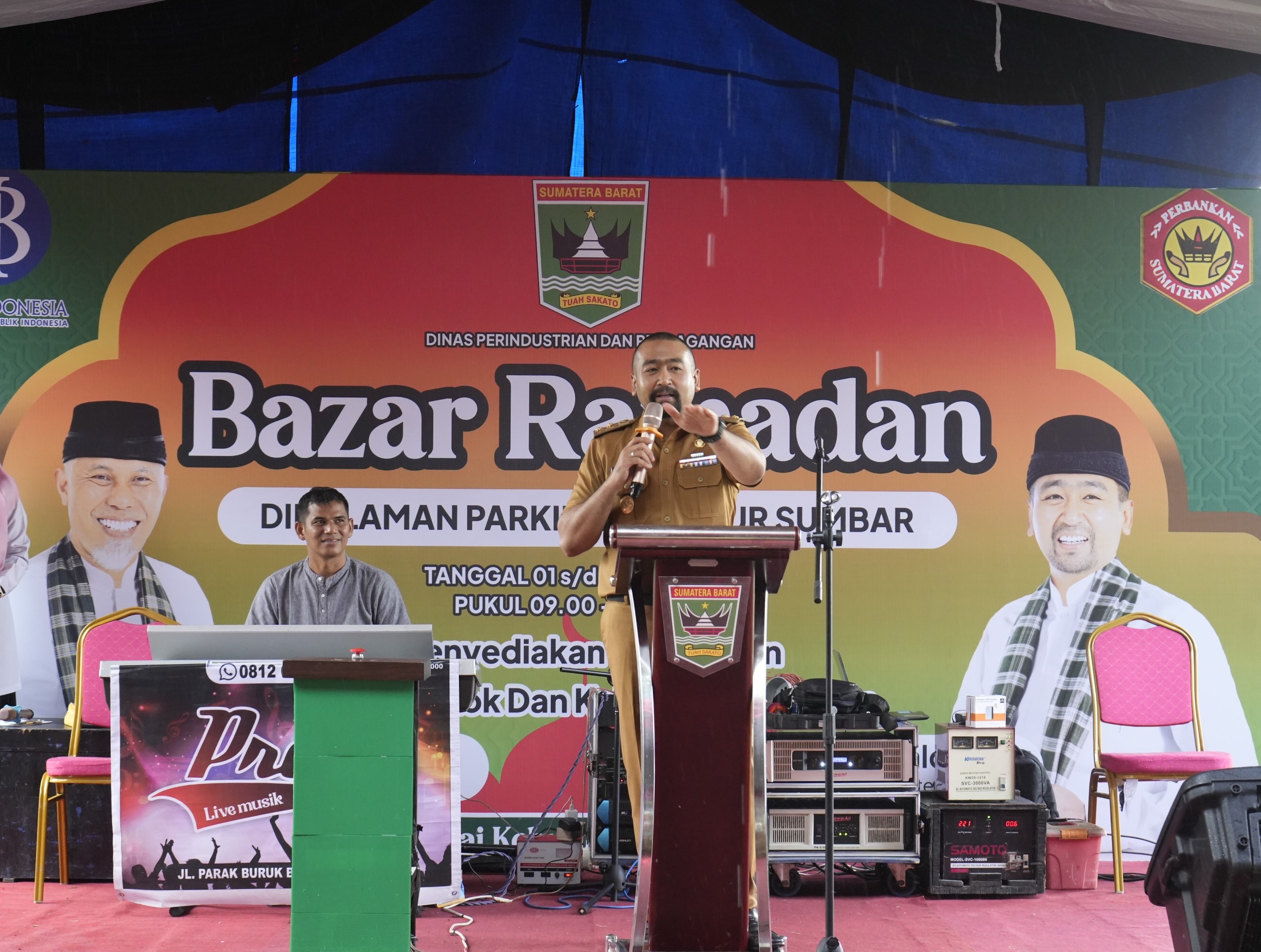 Diikuti 225 Gerai UMKM, Wagub Sumbar Buka Bazar Ramadhan 1445 H